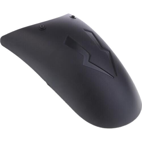 Universal Motorcycle Motorbike Front Shield Mudguard Fender Extender - Black