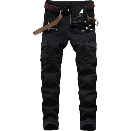 YUANL·SH Mens Jeans