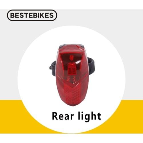 Rear Flash Light For Bafang BBS01 BBS02 BBSHD Mid Drive Motor Conversion Kit