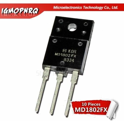 10pcs MD1802FX TO-3PF new original