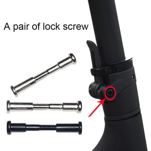 2pcs For Xiaomi Electric Scooter Folding Locking Screw Fittings M365 Scooter Folding Hex Lock Small Screw Repair Decorative Hole