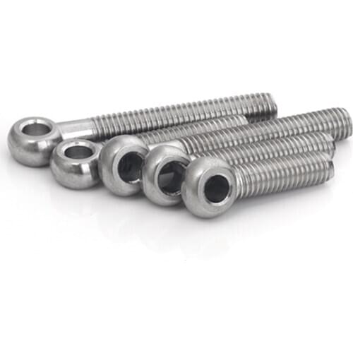 2pcs M5 M6 M8 high quality fisheye screws union screw perforated bolts small ring live festival bolt 304 stainless steel