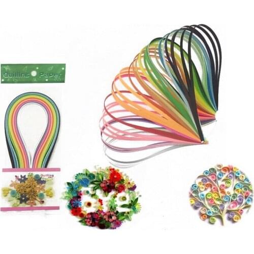 260pcs Home DIY Paper Quilling Paper Decor Pressure Relief Gift Craft Tools