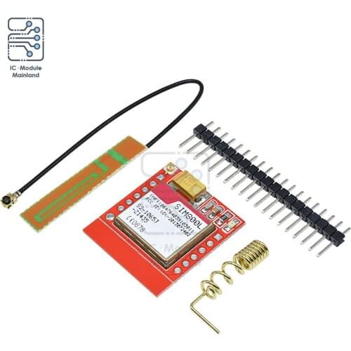 3.7V 4.2V SIM800L GPRS Module Core Quad-band TTL Serial Port IPX Interface Wireless With Antenna PCB Micro SIM Card For Arduino