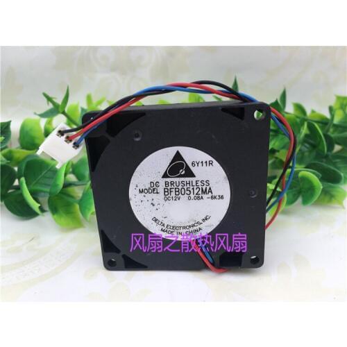 Delta Electronics BFB0512MA DC 12V 0.11A 50x50x10mm 3-wire Server Cooling Fan