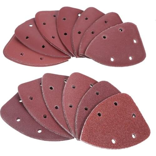 65pcs Sandpaper Multi Sanding Tool Adhesive Tools for Wood Metal Grinding Polishing 5 Holes Grit 40-1000