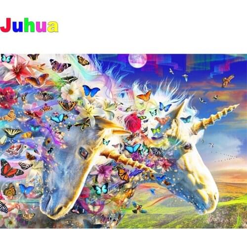 Unicorn 5d diy diamond painting full drill mosaic cartoon animal diamond embroidery gift diamond stitch Handmade art home decor