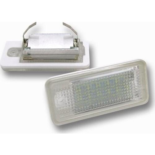 Car lights car accessories 2 pcs 3w LED License plate Lamp for Audi A2 A3 S3 cars