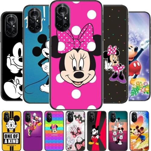 Soft plastic silicon cartoon cover Clear Phone Case For Huawei Honor 20 10 9 8A 7 5T X Pro Lite 5G Black Etui Coque Hoesjes Co
