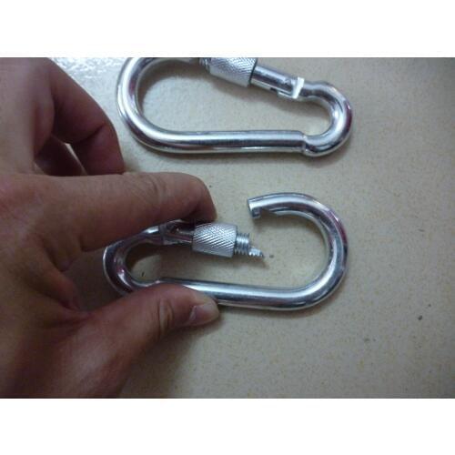 Home steel hooks,aluminum alloy buckles 6#,8#,10# trampoline accessories