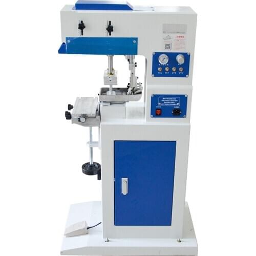 GB-C5 Type 2 Pneumatic Double Oil Pan Double Printing Head Scraper Type Two-color Pad Printing Machine Coding Machine