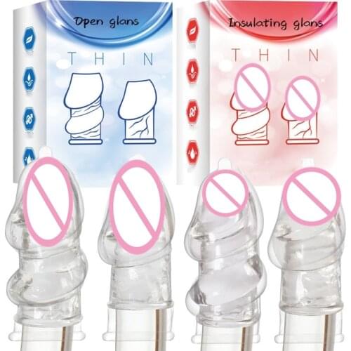 Foreskin Correction Cock Ring Time Delay Penis Rings Erection Enhance Chastity Device Glans Protector Sleeve Ring Men Sex Toys