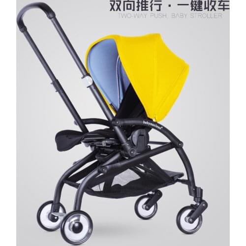 Stroller Can Sit the Reclining One Folding Portable Lightweight Simple Baby Bi-Directional Children Cart bu gaboo