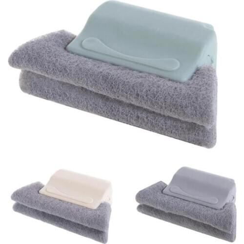 Creative Window Groove Cleaning Cloth Brush Slot Hand-Held Multipurpose Door Gap Keyboard Kitchen Brush Home Tools