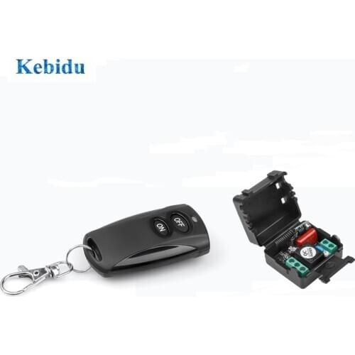 433MHz 220V Miniature Single Channel Wireless Remote Control Switch ON/OFF Remote Control Receiver Transmitter For Led Lights