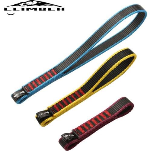 Outdoor Rock Climbing Belt Support Protective Sling High Strength Wearable Polyester Belts Moutaineering Equipment kits