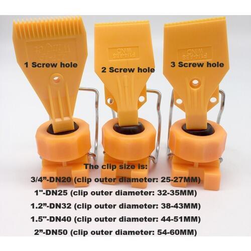 Adjustable ball clip eyelet with 1/4“16 blower air nozzle,ABS flat air knife nozzle spray,wind jet drying spray nozzle