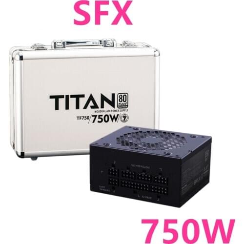 New Original PC PSU For GREAT WALL TITAN ITX SFX Fully Modular 80plus Platinum Game Silence 750W Power Supply TF750