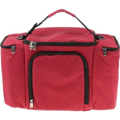 Travel Food Beverage Beer Ice Cooler Pack Car Trunk Organizer Camping Insulated Bag Carry Lunch Box