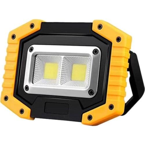 Cob Work Light 18650 Portable Emergency Light LED Floodlight Waterproof Rechargeable Mobile Lantern USB Camping Tent Lamp