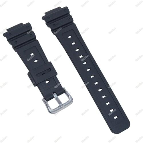Watchband For GW-M5610 DW-6900 GW-M5600 DW-5600 G5700 Rubber Strap covex interface 16mm TPU Watch band