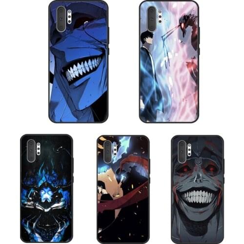 Solo Leveling Statue of God Phone Case For Samsung Galaxy S10 S9 S8 S20 FE S21 Ultra Note 20 Note9 Note 10 Plus Cover