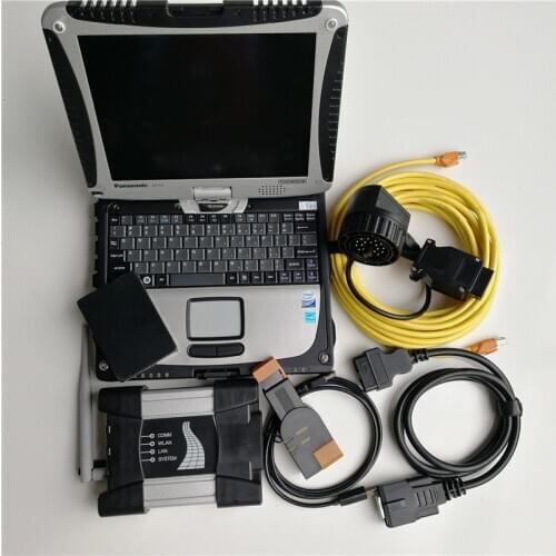 Wifi Icom Next with V12.2020 Software in 720GB SSD installed well on Used laptop CF-19 I5 8G for Automotivo Diagnosis
