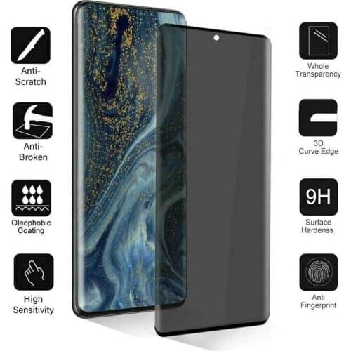 Privacy Anti Peep Screen Protector For Samsung Galaxy S21 S30 Plus S20 Lite Note21 20 10 FE 5G 100pcs With Retail Packaging