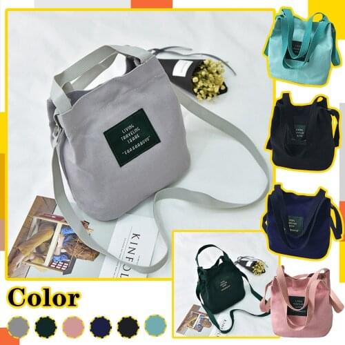 Ladies Messenger Bag Mini Canvas Bag Cloth Bag Cute Portable Bucket Bags High-quality handbags womens commuter fashion bag