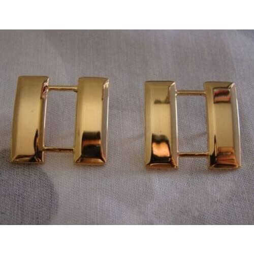 PAIR OF WWII ww2 US ARMY OFFICERS CAPTAIN RANK INSIGNIA GOLD BADGE