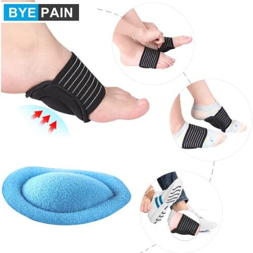 1Pair Breathable Orthopedic Arch Support Insoles Flat Foot Corrector Shoe Pad Cushion Insert Foot Pain Relief for Sports Running