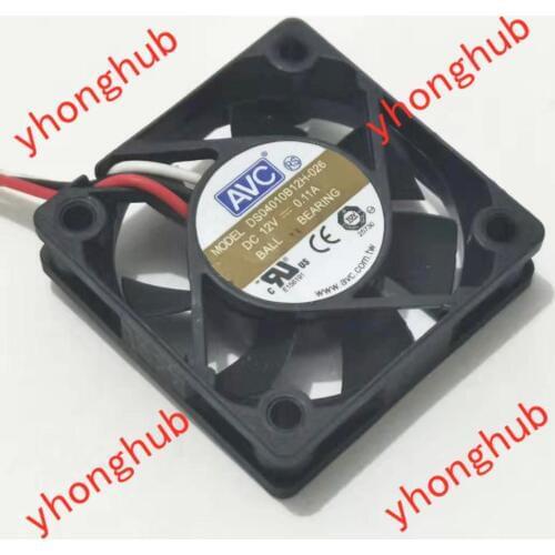 AVC DS04010B12H-026 DC 12V 0.11A 40x40x10mm Server Cooling Fan