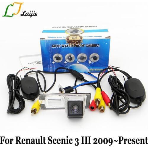 Car Rearview Camera For Renault Grand Scenic 2 II 3 III JZ 2003~2016 / HD CCD Night Vision Wireless Auto Parking Camera