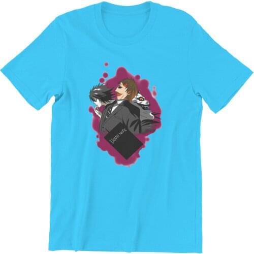 Westcreek death note Printing White Red Tops Female Vintage 2021 90s Male Clothing 108677