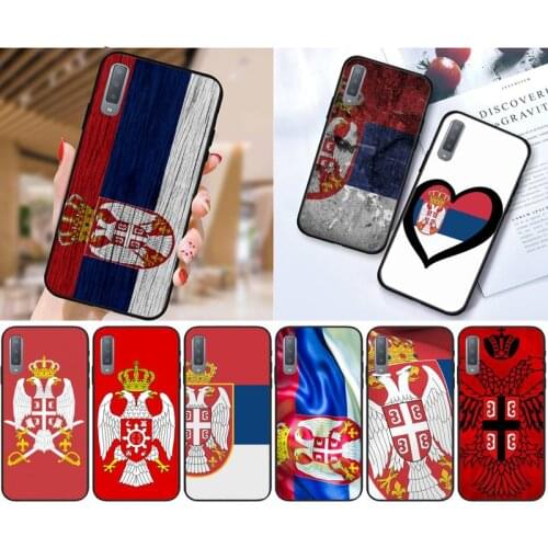 Zororong Serbia Flag Phone Case For Samsung Galaxy S10 20 Note10 20 A30 50 70 71 Plus Ultra