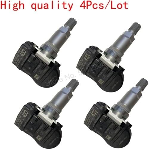 4pcs TPMS Tire Pressure Sensor 433MHz For Tesla Model S Model X Model 3 2016-201 S180052068 103460200A S180052068C 1034602-00-A