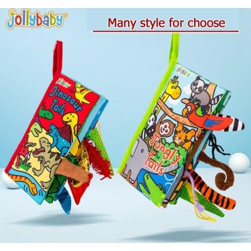 Kid Book Animals Parent-child Baby Cloth Books 3D Soft Reading Education Toys Cute Infant Baby Fabric Book Ratteles Toy