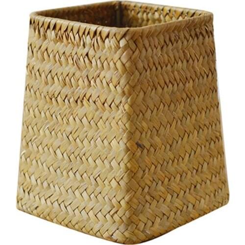 Seagrass Basket Plant Basket Flower Basket Seagrass Woven Storage Basket Straw Woven Indoor Pots for Plants Flower Vase