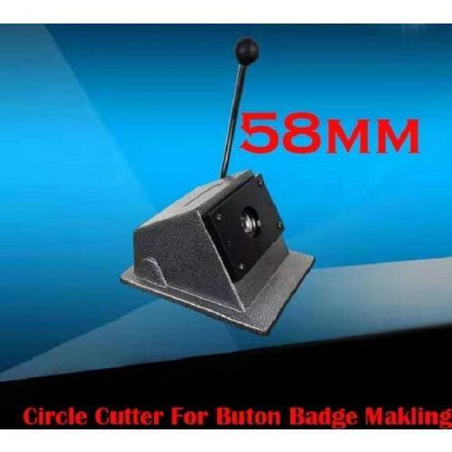 Round Paper Circle Cutter Badge Paper Cutting Machine for 58mm button badge making Tools (Actual Cutting Size 70MM)