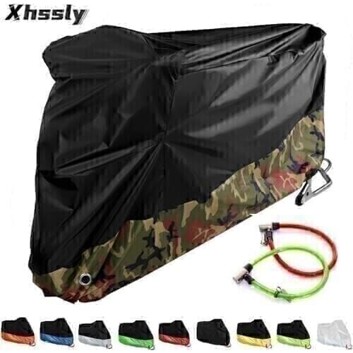 Motorcycle Covers motorbike Cover Raincoat moto Scooter UV Protector Tent For Suzuki C50 Boulevard Burgman 125 Bandit 1250 Gs500