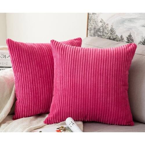 2020 New 1PCS 45*45/30*50cm Flocking Velvet Cushion Cover Pink Grey Blue Coffee Soft Home Decorative Pillow Cover