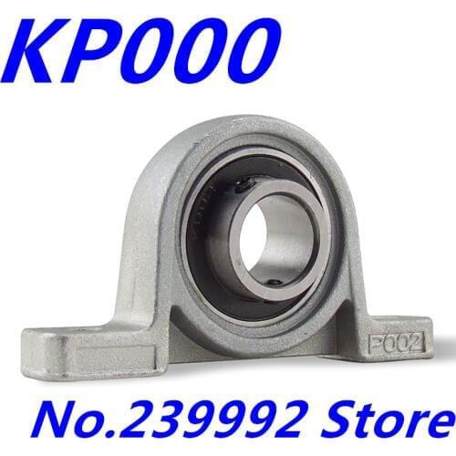 NEW 10mm KP000 kirksite bearing insert bearing shaft support Spherical roller zinc alloy mounted bearings pillow block housing
