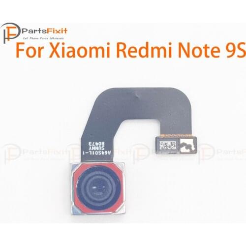 Original Main Big Rear Back Camera Flex For Xiaomi Redmi Note 9S Rear Camera Module Flex Phone Repair Replacement Parts
