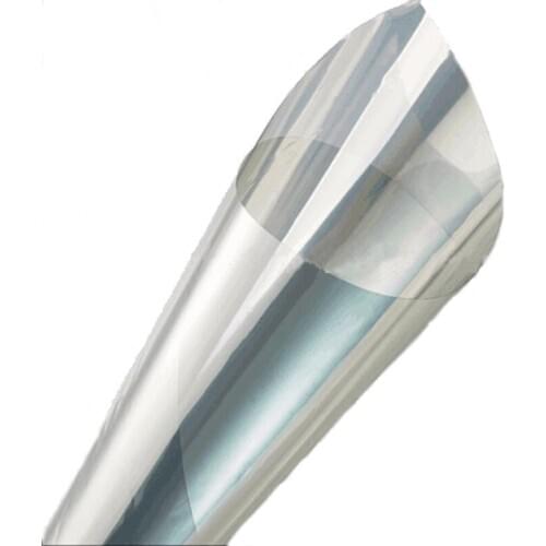 50cmX152cm Top quality IR UV rejection car window film VLT50% metallized heat insulation film