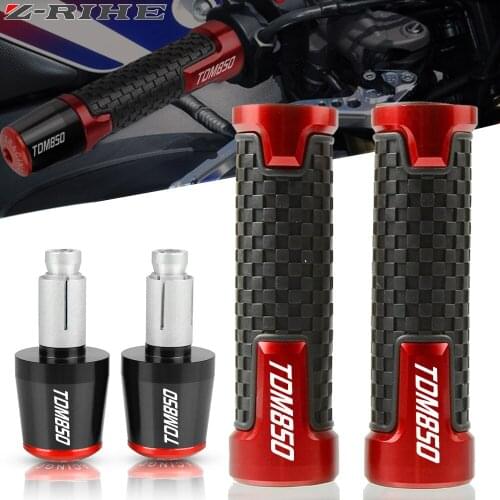 FOR YAMAHA TDM850 TDM 850 1991-2002 2001 2000 1999 Motorcycle Handlebar Knobs Hand Grips Anti-Skid Handle Bar Grip Ends Cap Plug