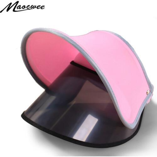 Women Sun Hat Retractable Visor Female Summer Sun Empty Top Hat Riding Outdoor Sports Cap UV Sun Hat Woman Beach Hat 2018