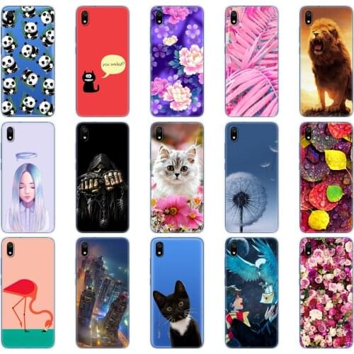 Silicon case for xiaomi redmi 7a cases full protection soft back cover on redmi 7a bumper hongmi 7a phone shell bag coque