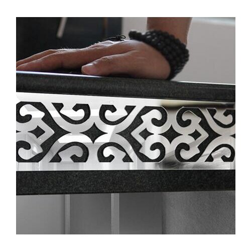 5pcs/lot Three-dimensional Acrylic Mirror Wall Stickers Waist Baseboard Suspended Ceiling TV Backdrop Border Decorative Stickers