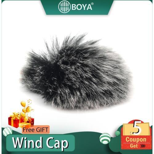 Universal Lavalier Microphone Furry Windscreen Fur Windshield Wind Muff Soft For SONY RODE BOYA Lapel Lavalier Mic 5mm
