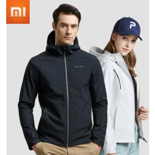 Original Xiaomi Windproof Warm Soft Shell Coat Couple Jacket Thermostat Technology Fleece Winter Coat Smart Warm Clothing